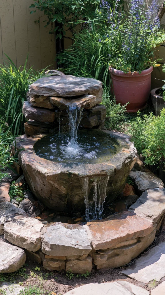 15 Backyard Waterfall Ideas That Turn Your Garden Into a Peaceful Retreat 12 tf 11 1