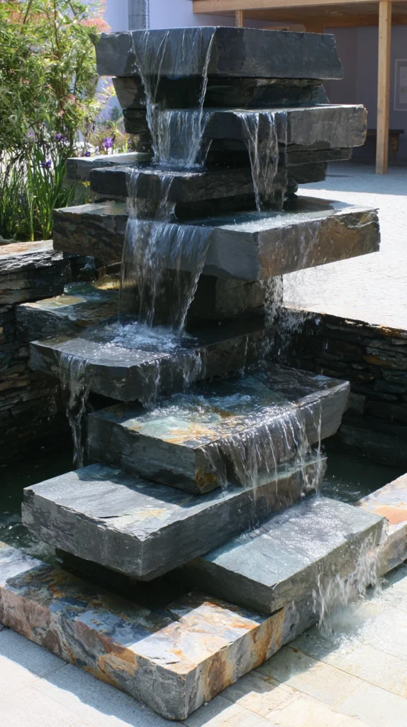 15 Backyard Waterfall Ideas That Turn Your Garden Into a Peaceful Retreat 13 tf 12 1