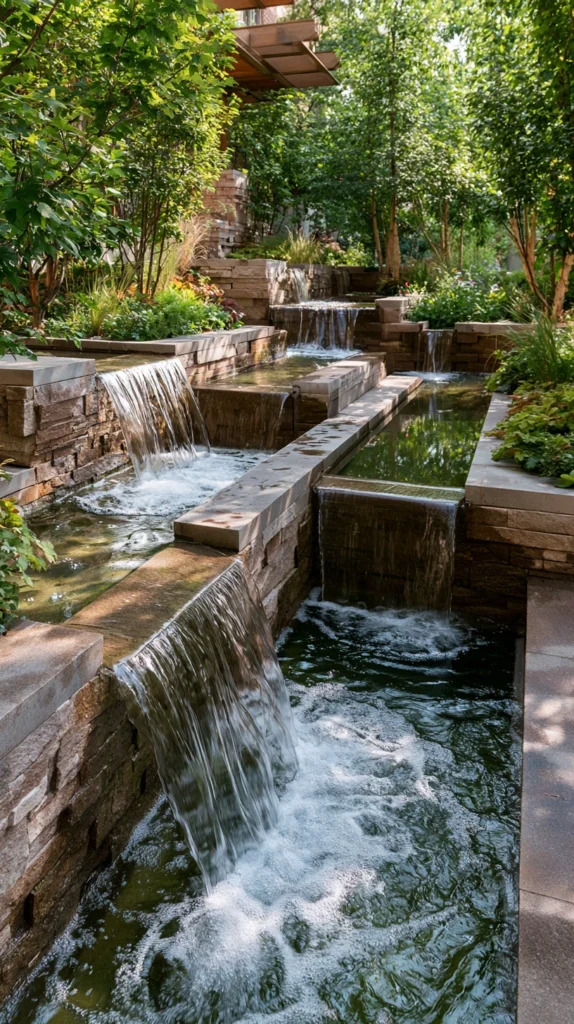 15 Backyard Waterfall Ideas That Turn Your Garden Into a Peaceful Retreat 16 tf 15