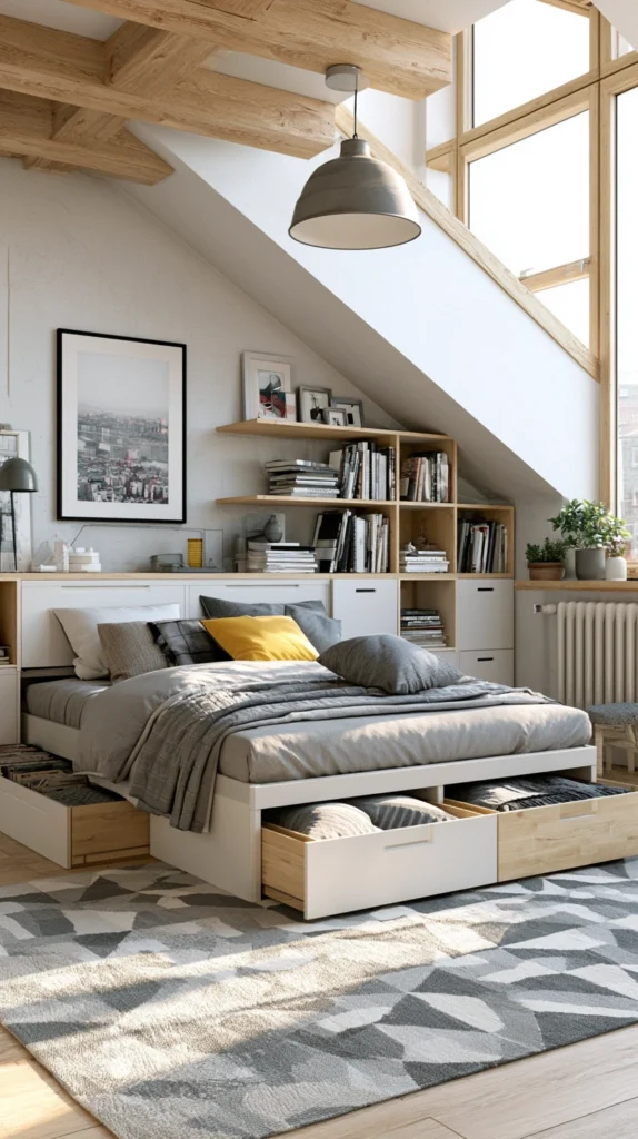 14 Small Attic Bedroom Ideas to Maximize Space and Comfort 10 uy 9