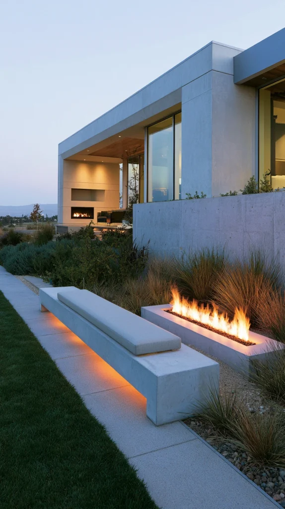 13 Outdoor Fireplace Seating Arrangement Ideas for Cozy Evenings 6 ws 5 1