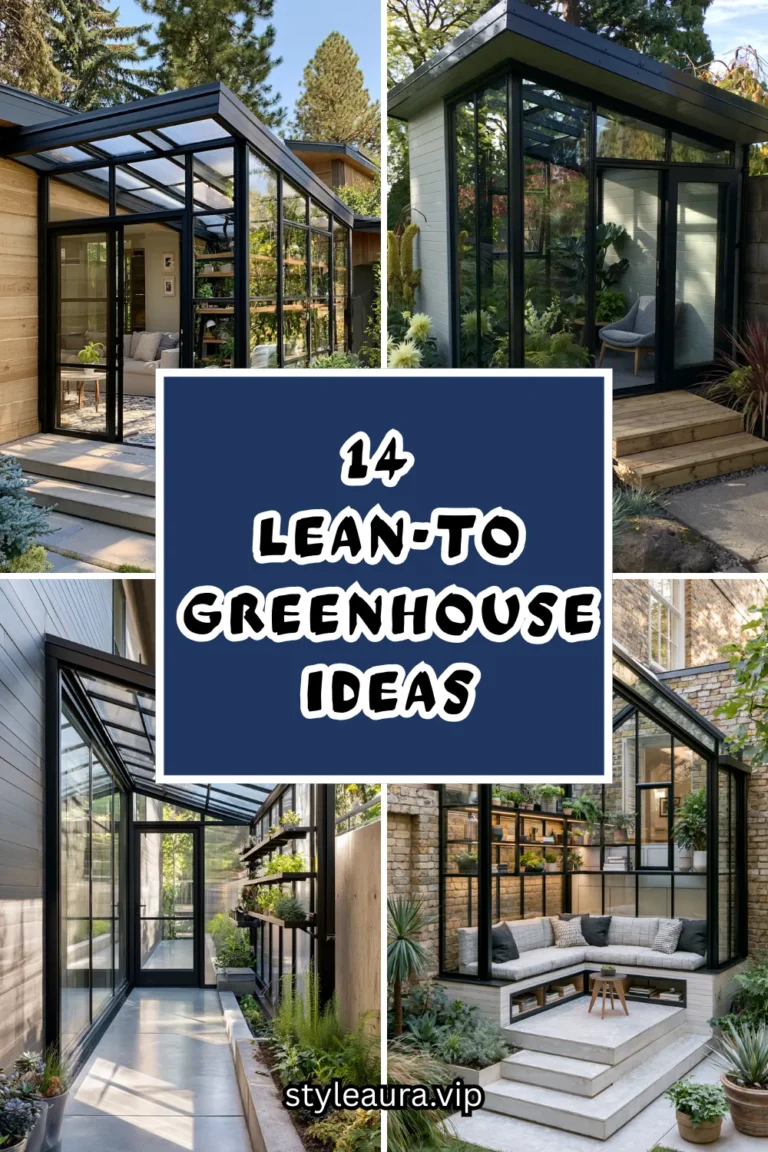 14 Lean-To Greenhouse Ideas for Small Yards 18 14 Lean-To Greenhouse Ideas for Small Yards