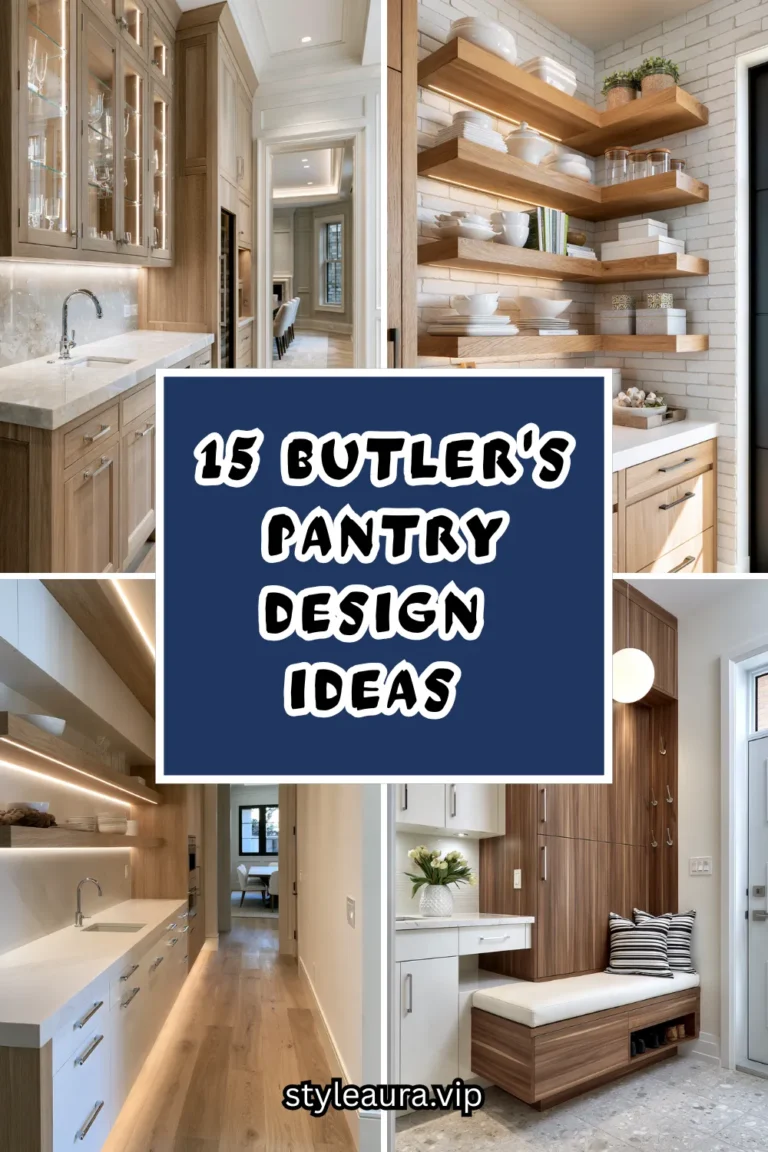 15 Butler’s Pantry Design Ideas for a Functional Kitchen Annex