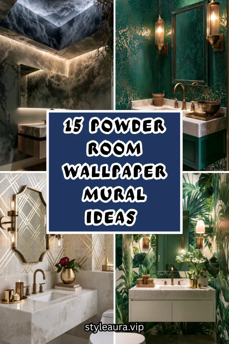15 Powder Room Wallpaper Mural Ideas for a Tiny Bold Statement 19 15 Powder Room Wallpaper Mural Ideas for a Tiny Bold Statement