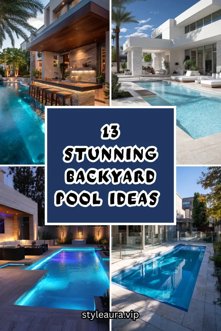 13 Stunning Backyard Pool Ideas for the Ultimate Summer Retreat 17 13 Stunning Backyard Pool Ideas for the Ultimate Summer Retreat