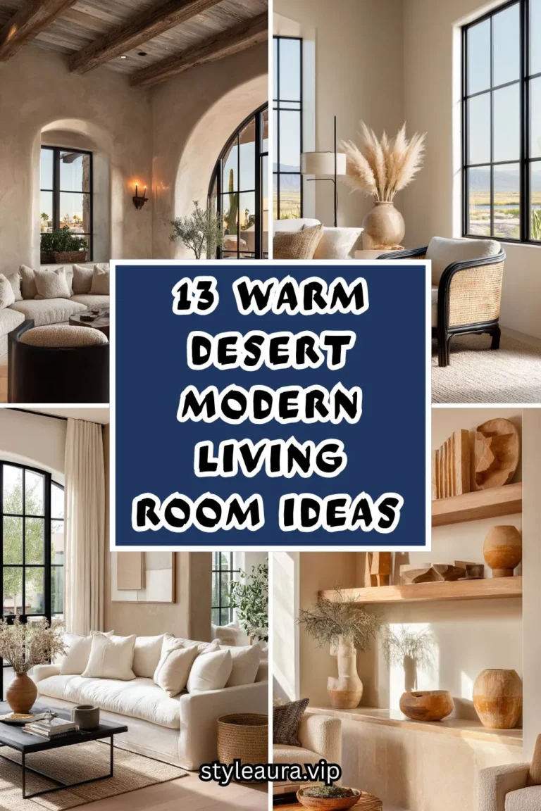 13 Warm Desert Modern Living Room Ideas With Arizona Vibes