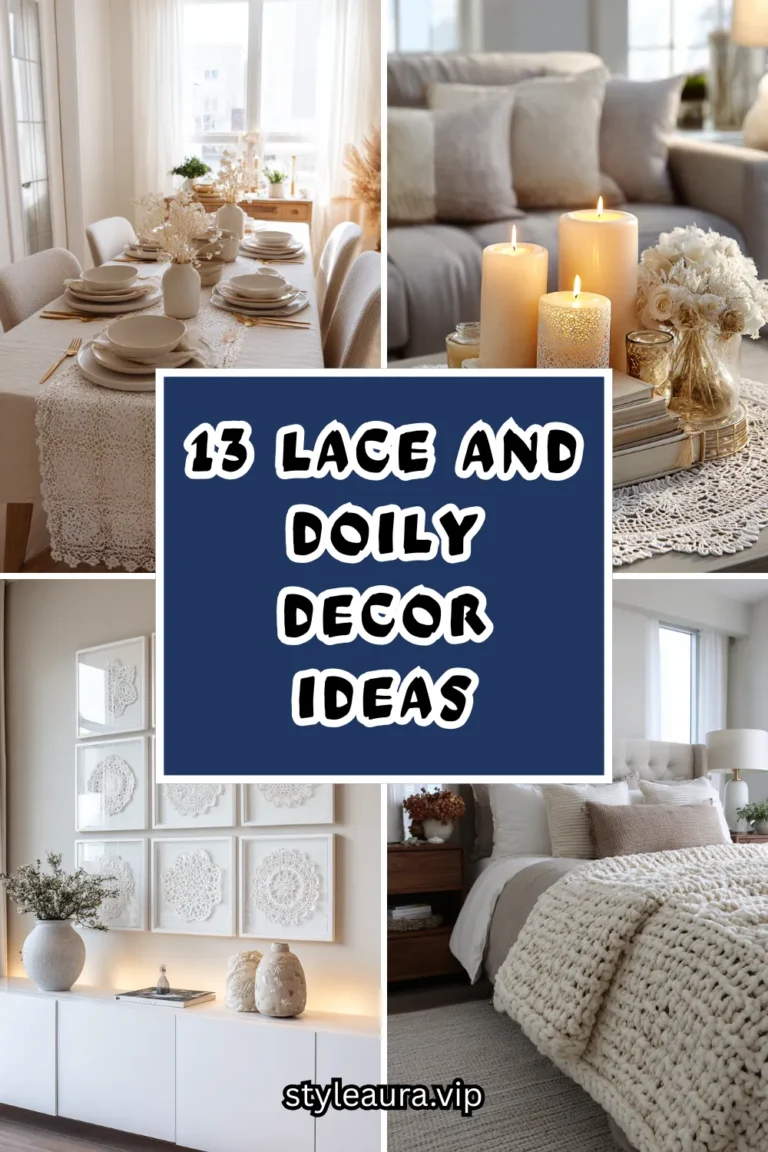 13 Lace and Doily Decor Ideas for a Romantic, Feminine Space
