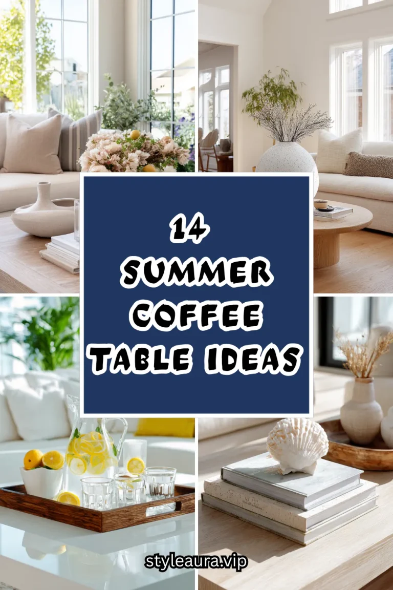 14 Summer Coffee Table Ideas for a Pinterest Look