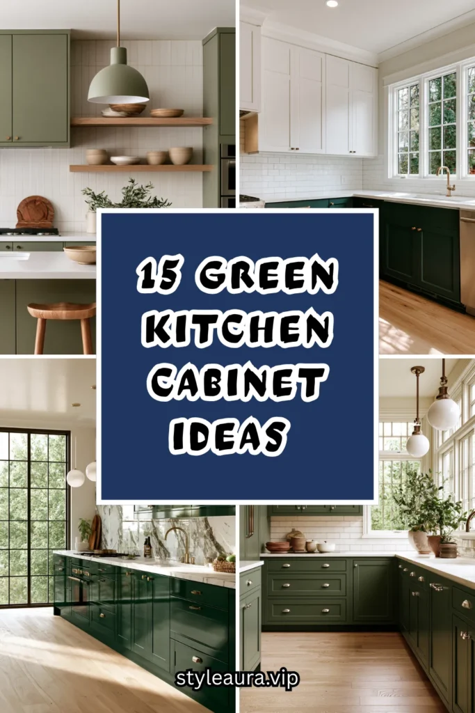 15 Green Kitchen Cabinet Ideas for a Fresh Bold Look 1 15 2026 07 26T183615.906