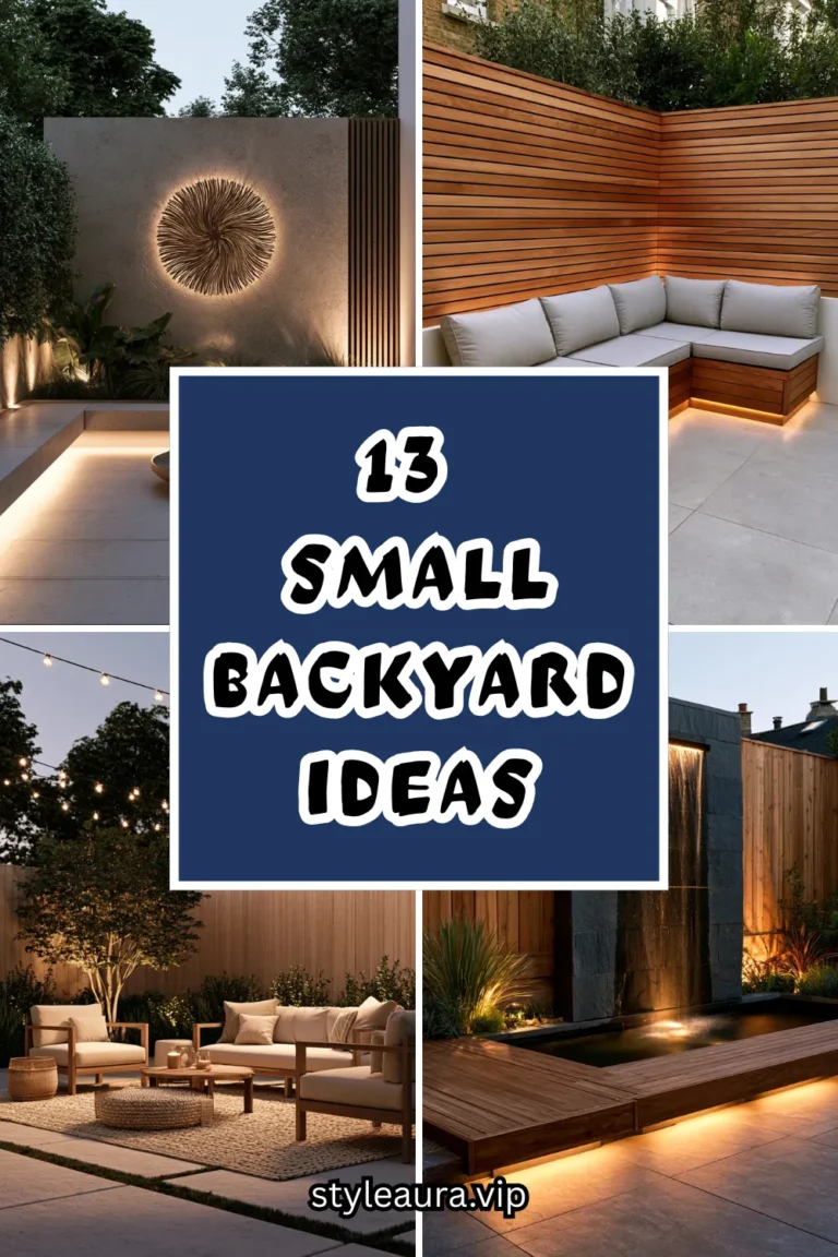 13 Small Backyard Ideas That Make Every Inch Count