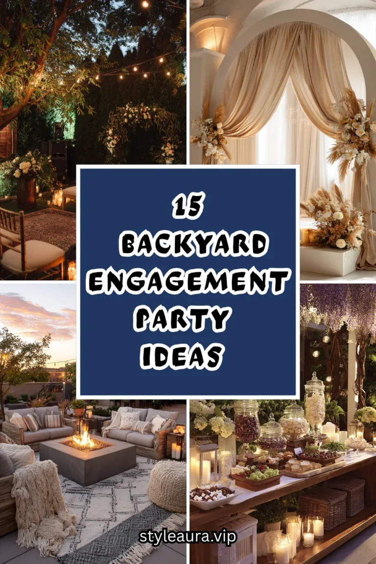 15 Backyard Engagement Party Ideas for an Unforgettable Celebration