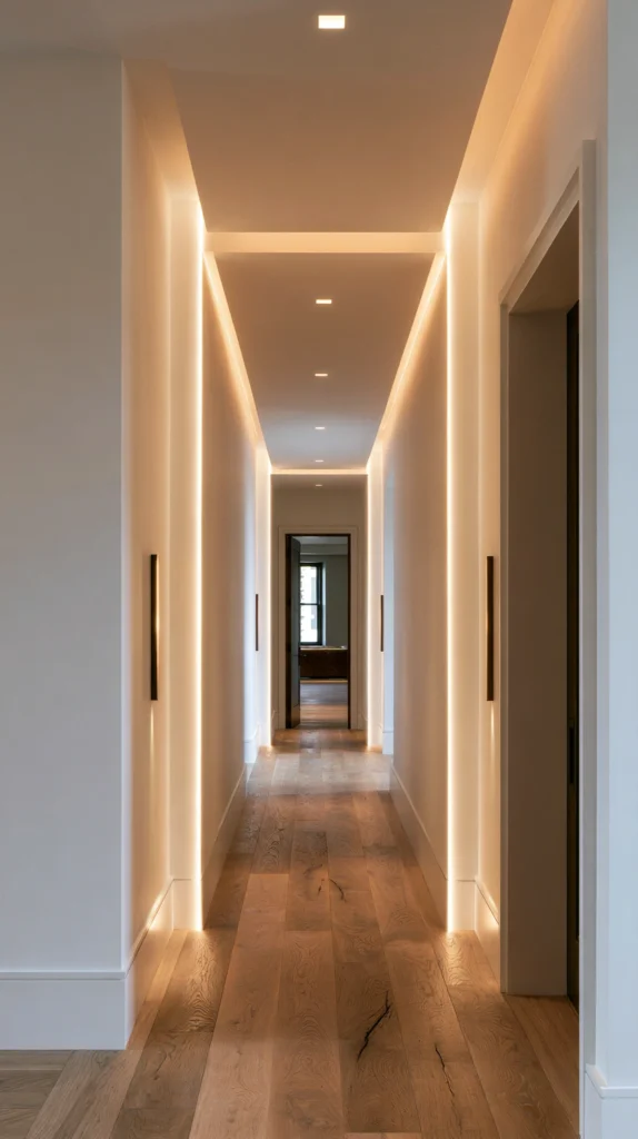 15 Hallway Lighting Ideas That Make a Narrow Space Feel Grand 15 FR 14