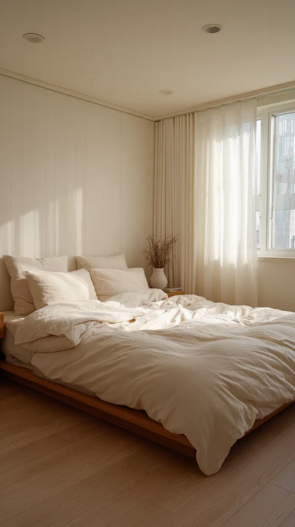 14 Korean Minimalist Bedroom Ideas for a Clean, Serene Space 2 VF 1