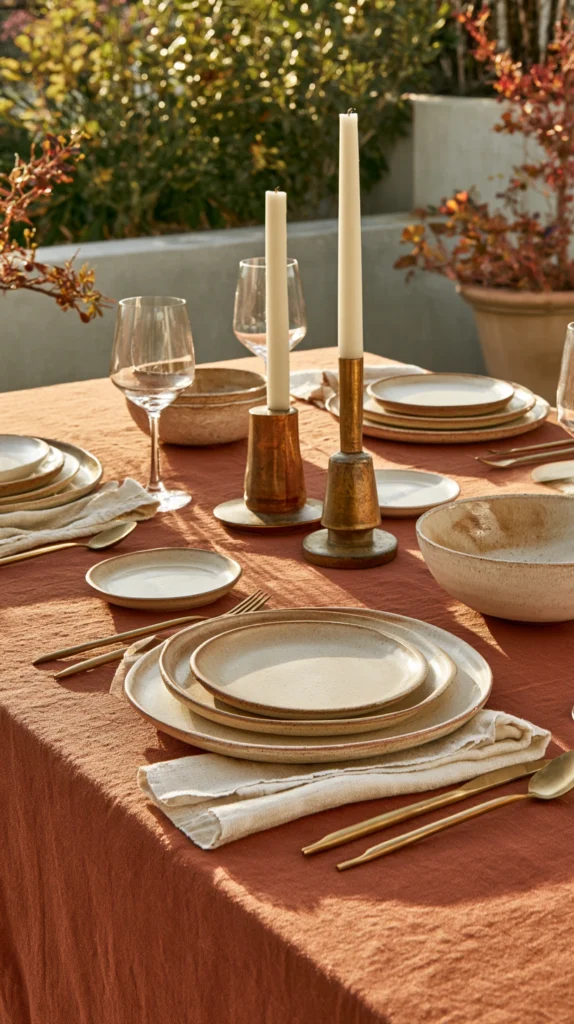 14 Outdoor Fall Tablescape Ideas for Backyard Dinners 3 cf 2 3