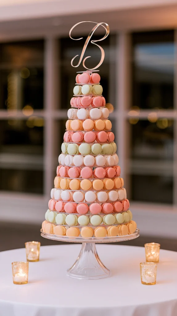 10 Wedding Macaron Tower Ideas for a French-Inspired Party 11 dc 10 5