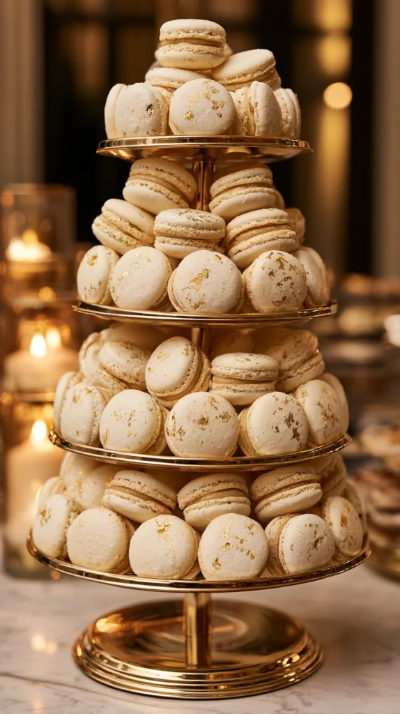 10 Wedding Macaron Tower Ideas for a French-Inspired Party 4 dc 3 5