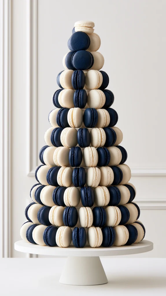 10 Wedding Macaron Tower Ideas for a French-Inspired Party 5 dc 4 5