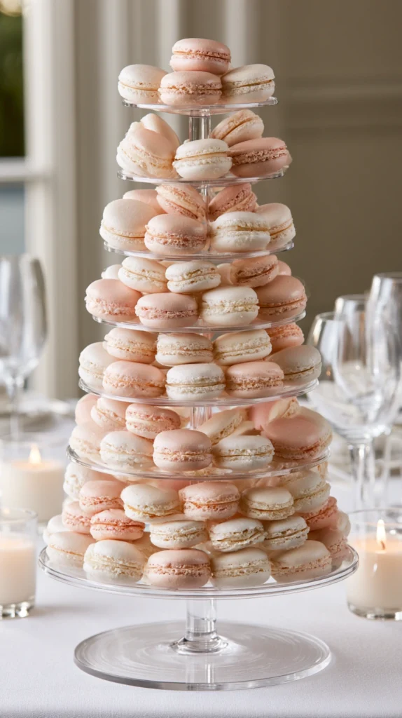 10 Wedding Macaron Tower Ideas for a French-Inspired Party 10 dc 9 5