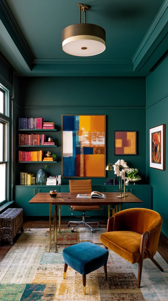 15 Maximalist Home Office Ideas for Creative Workers 2 de 1