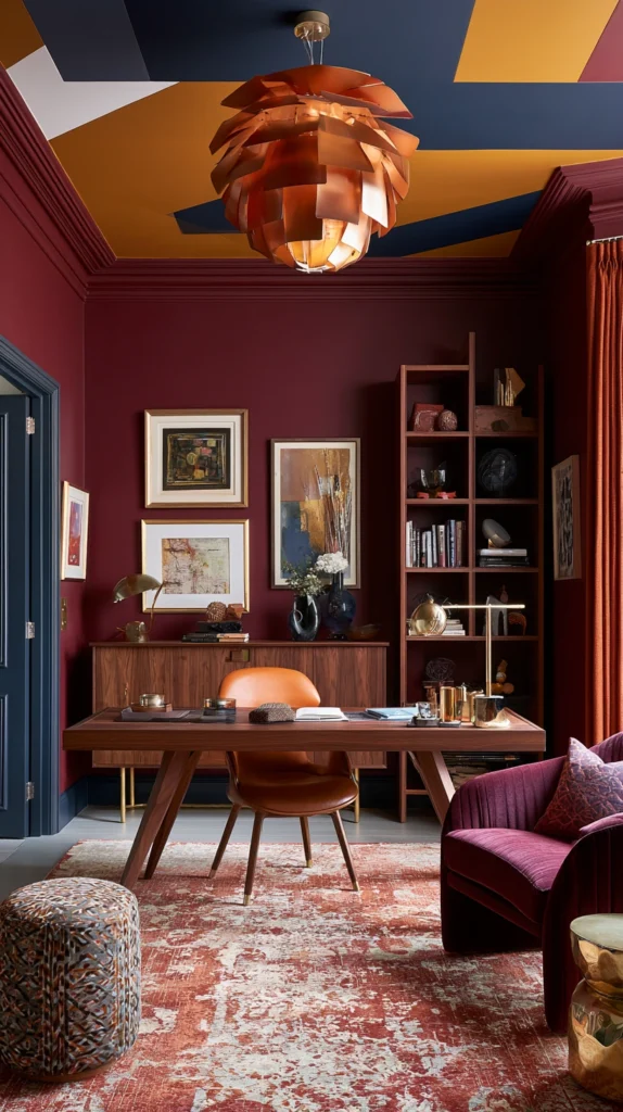 15 Maximalist Home Office Ideas for Creative Workers 15 de 14