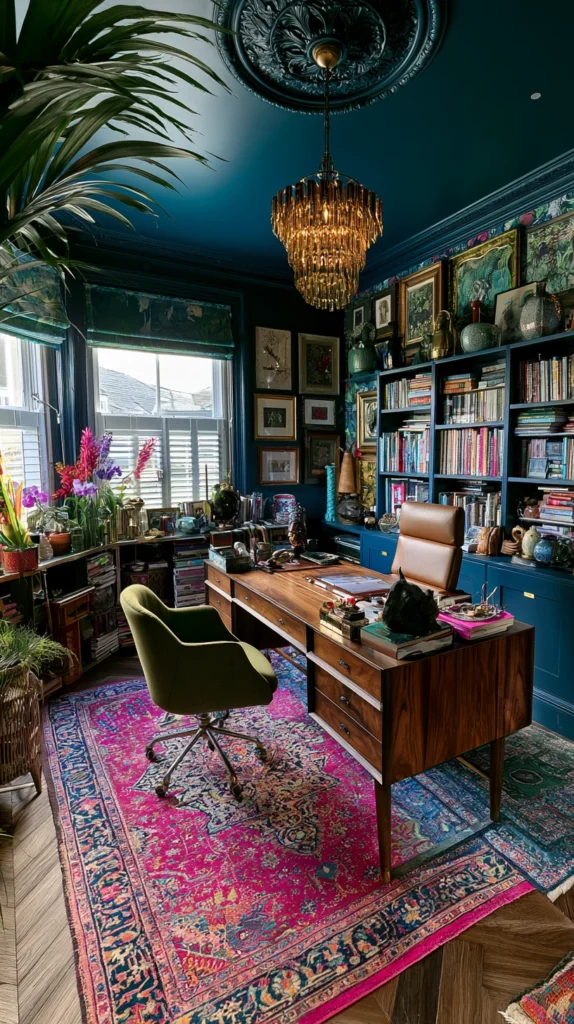 15 Maximalist Home Office Ideas for Creative Workers 16 de 15