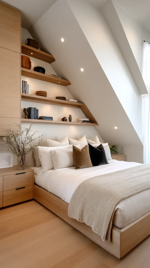 14 Sloped Ceiling Bedroom Ideas That Turn a Flaw Into a Feature 4 df 3 3