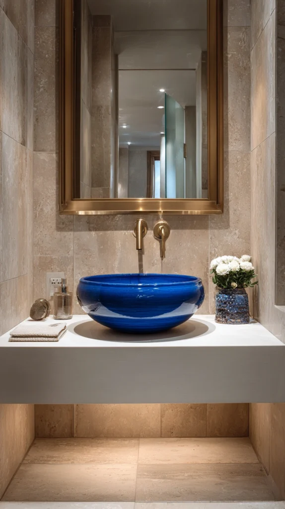 15 Blue Accent Bathroom Ideas for Subtle Color and Character 7 dg 6