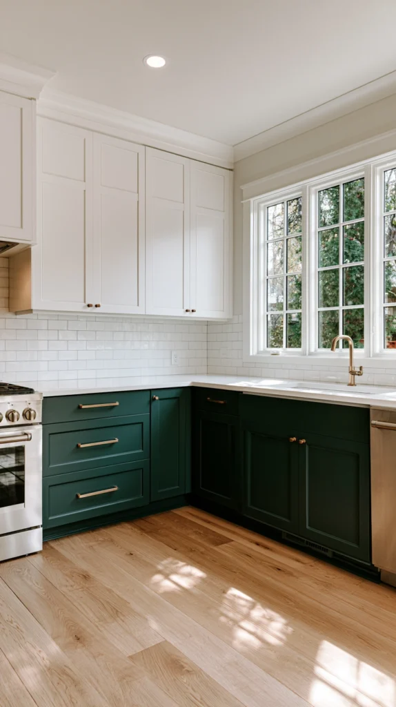 15 Green Kitchen Cabinet Ideas for a Fresh Bold Look 2 ds 1 2