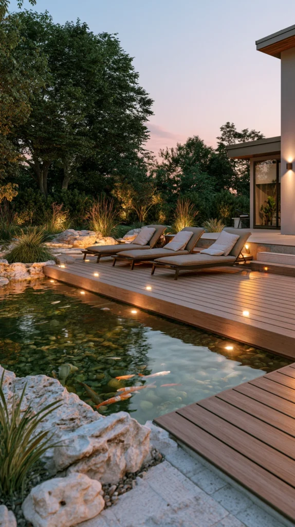 13 Beautiful Fish Pond Backyard Ideas for a Peaceful Outdoor Escape 11 ds 10 1