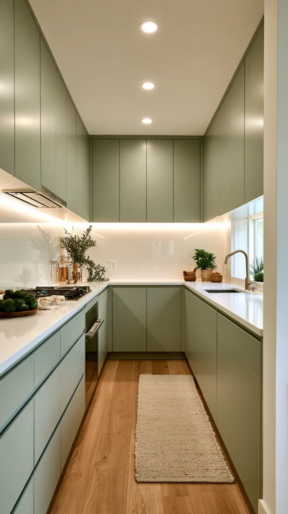 15 Green Kitchen Cabinet Ideas for a Fresh Bold Look 11 ds 10 2