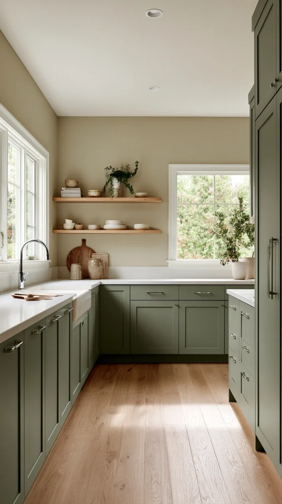 15 Green Kitchen Cabinet Ideas for a Fresh Bold Look 3 ds 2 2
