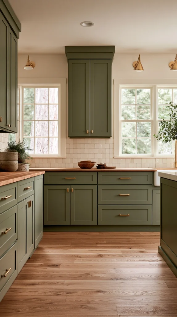 15 Green Kitchen Cabinet Ideas for a Fresh Bold Look 5 ds 4 2