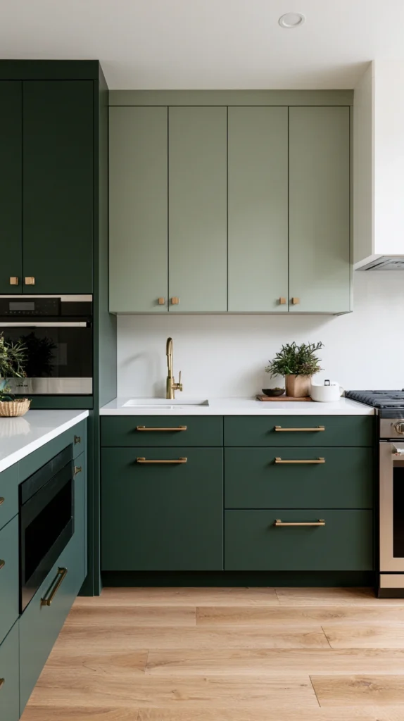 15 Green Kitchen Cabinet Ideas for a Fresh Bold Look 6 ds 5 2