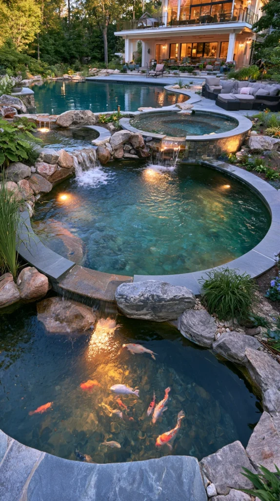 13 Beautiful Fish Pond Backyard Ideas for a Peaceful Outdoor Escape 8 ds 7 1