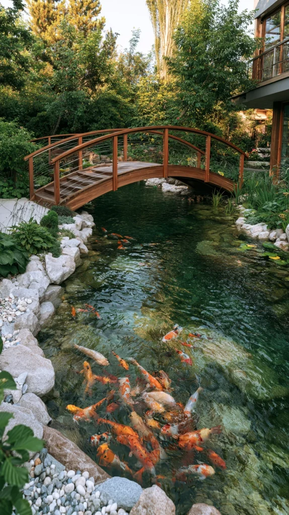 13 Beautiful Fish Pond Backyard Ideas for a Peaceful Outdoor Escape 9 ds 8 1