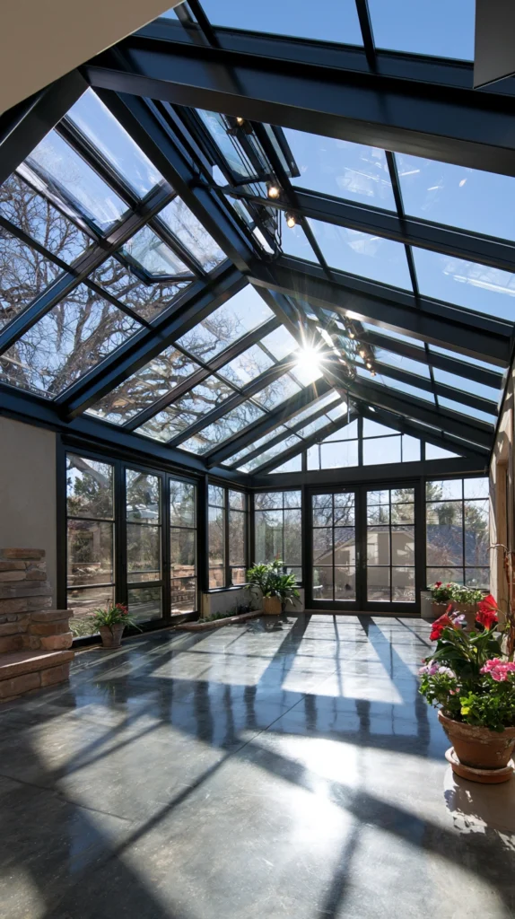 14 Attached Greenhouse Ideas That Connect to Your Home Beautifully 7 ed 6