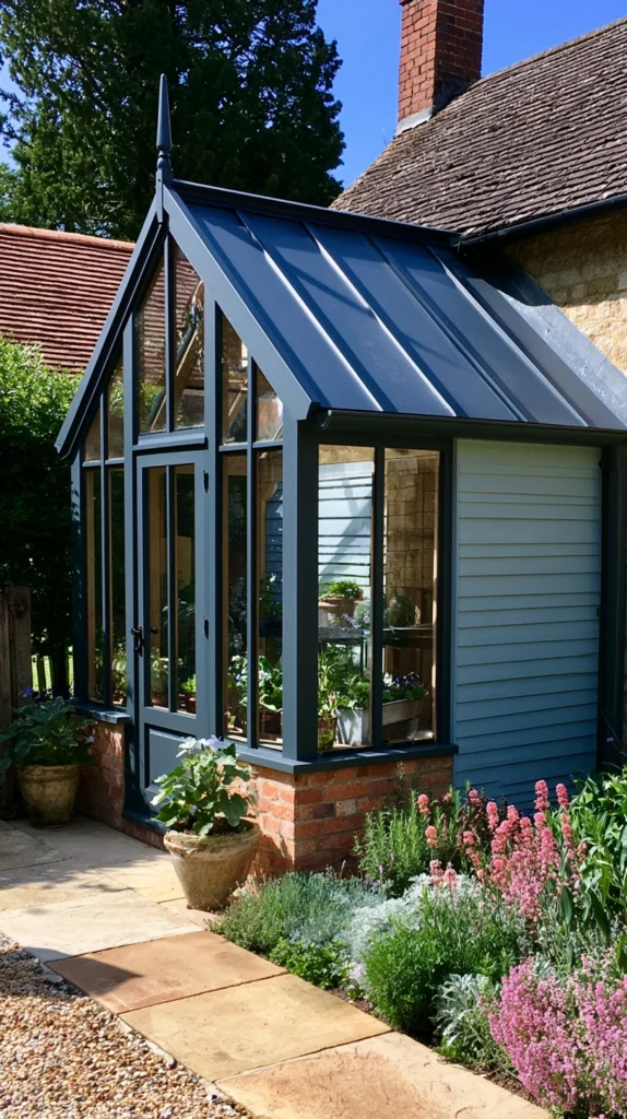 14 Attached Greenhouse Ideas That Connect to Your Home Beautifully 9 ed 8