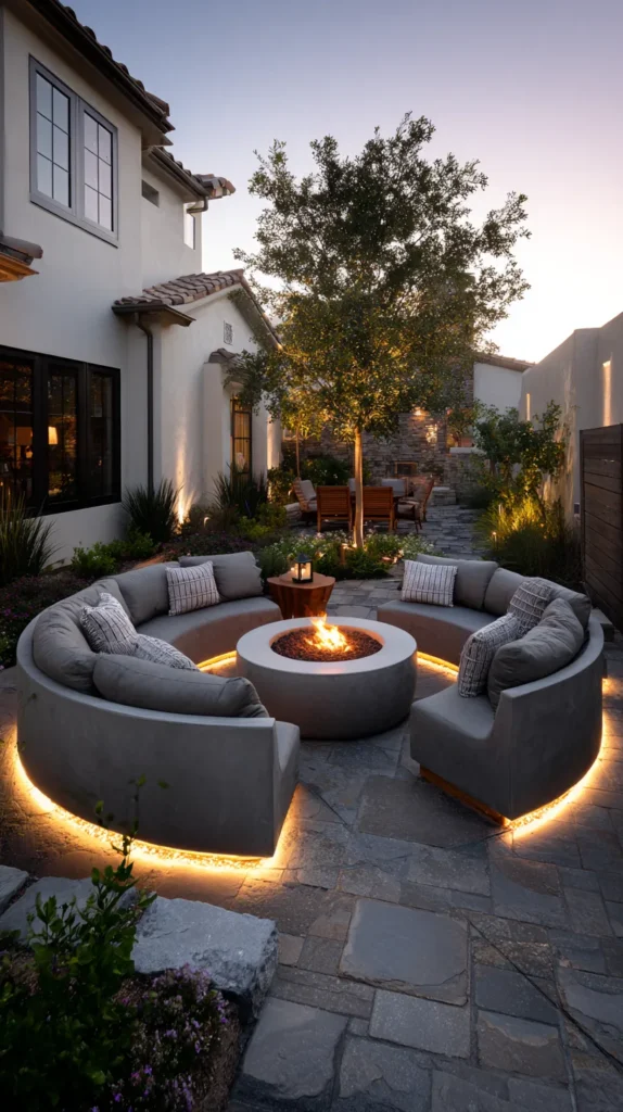 15 Backyard Fire Pit Ideas Perfect for Autumn Nights 3 fc 2