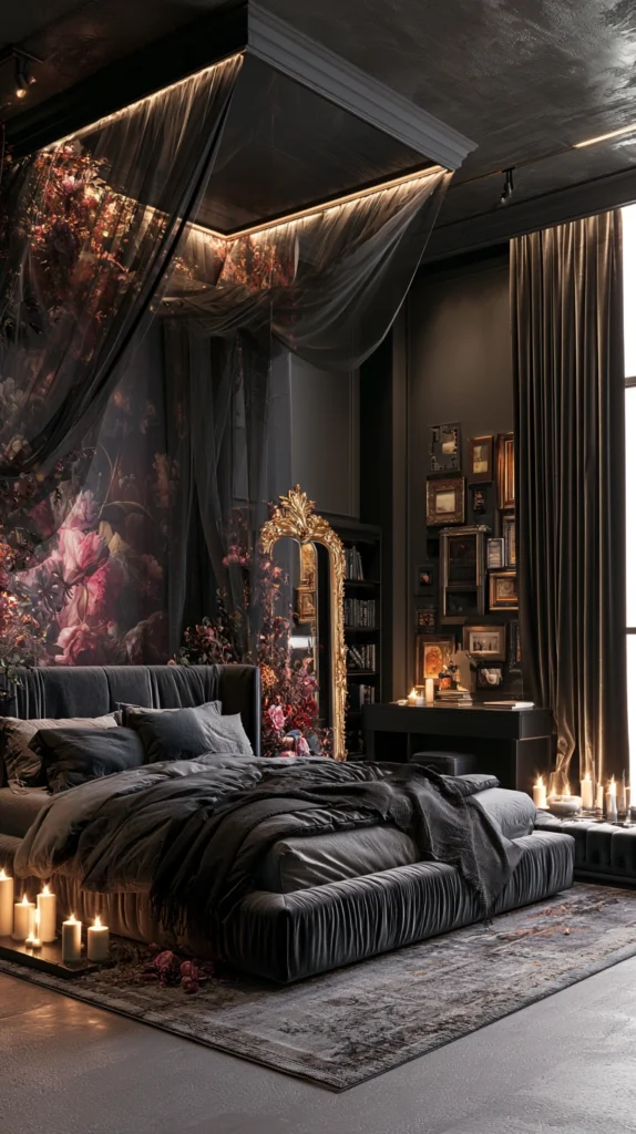 15 Dark Romantic Bedroom Ideas for Moody Interiors 16 fd 15