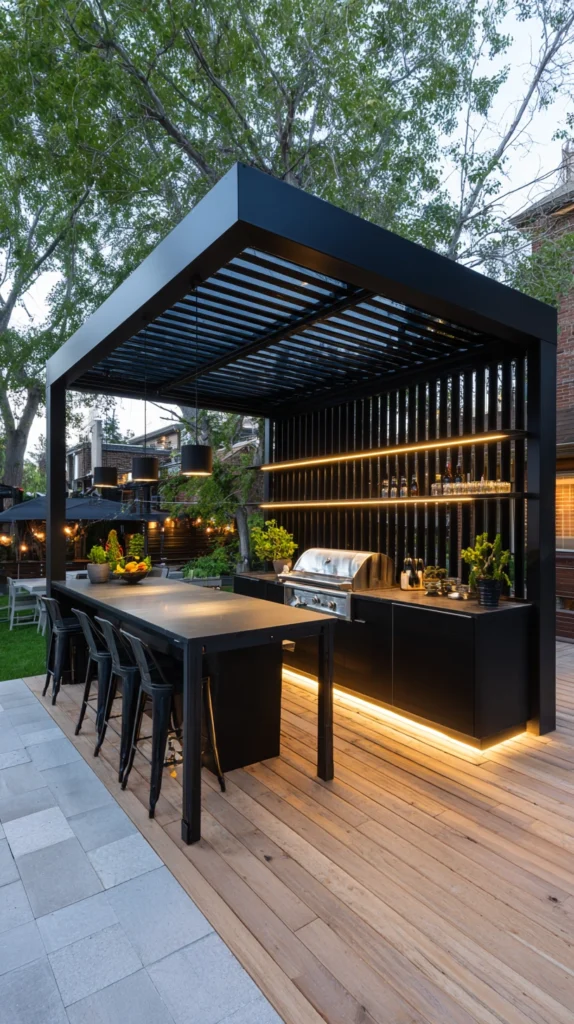 12 Backyard Grilling Area Ideas That Will Transform Your Outdoor Space 5 hb 4
