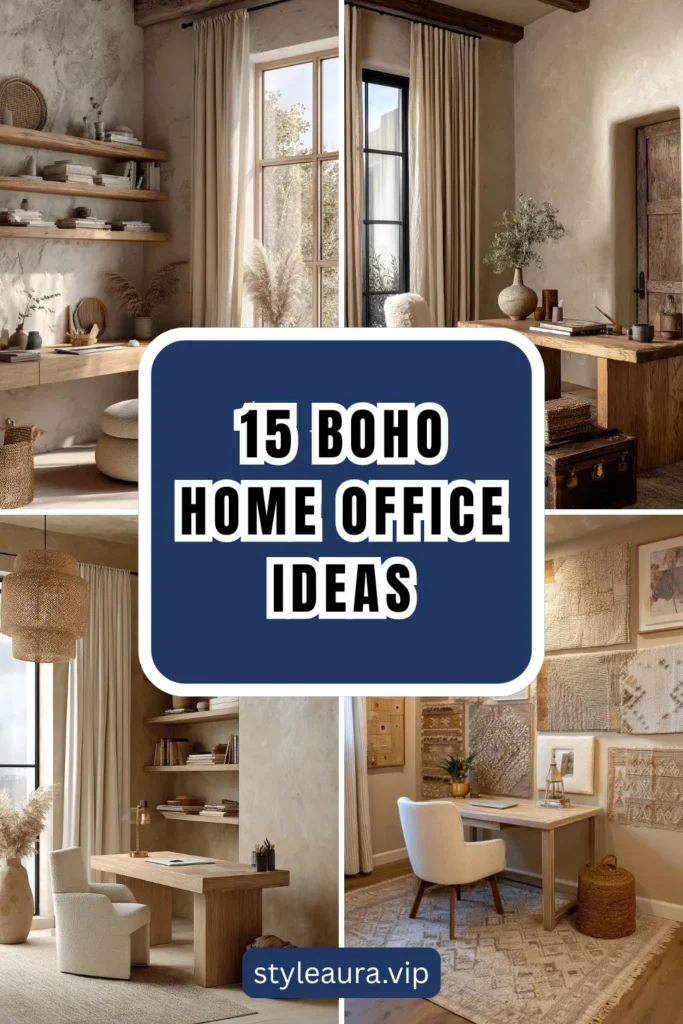 15 Boho Home Office Ideas for Free-Spirited Creatives 1 style 43