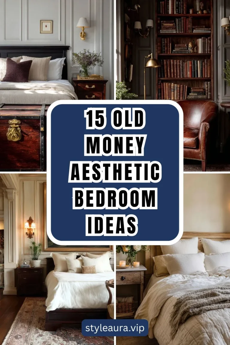 15 Old Money Aesthetic Bedroom Ideas for Quiet Luxury 20 15 Old Money Aesthetic Bedroom Ideas for Quiet Luxury
