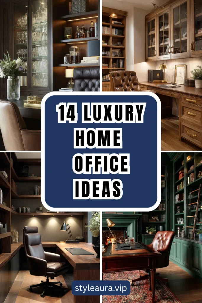 14 Luxury Home Office Ideas for an Executive Feel 1 style 48 1
