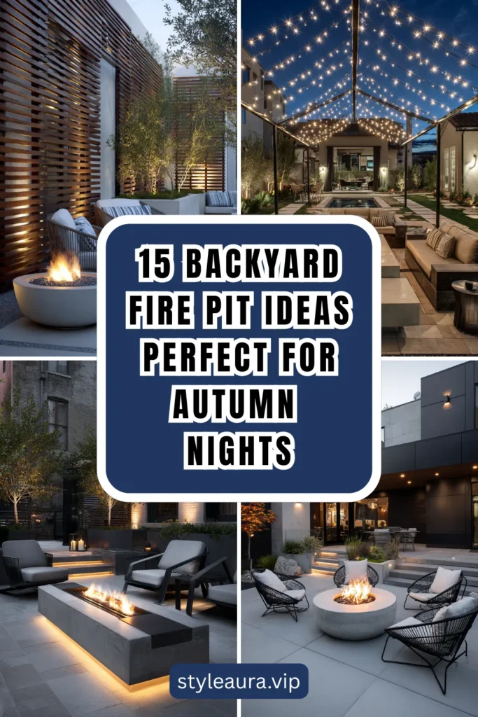 15 Backyard Fire Pit Ideas Perfect for Autumn Nights 1 style 51