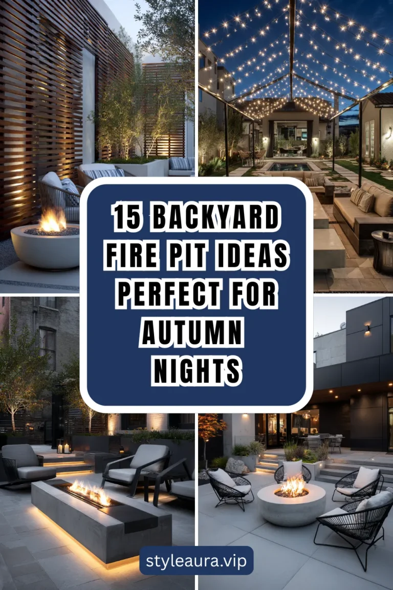 15 Backyard Fire Pit Ideas Perfect for Autumn Nights 21 15 Backyard Fire Pit Ideas Perfect for Autumn Nights