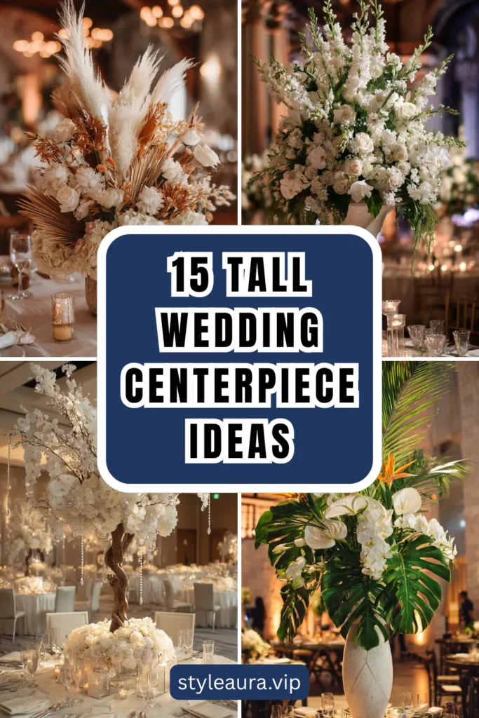 15 Tall Wedding Centerpiece Ideas for Grand Receptions 1 style 59