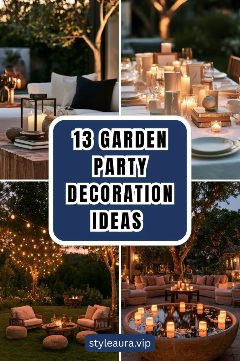 13 Garden Party Decoration Ideas for a Magical Outdoor Event
