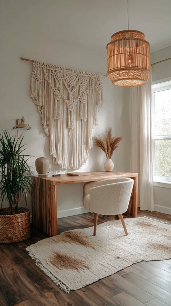 15 Boho Home Office Ideas for Free-Spirited Creatives 3 ws 2 3