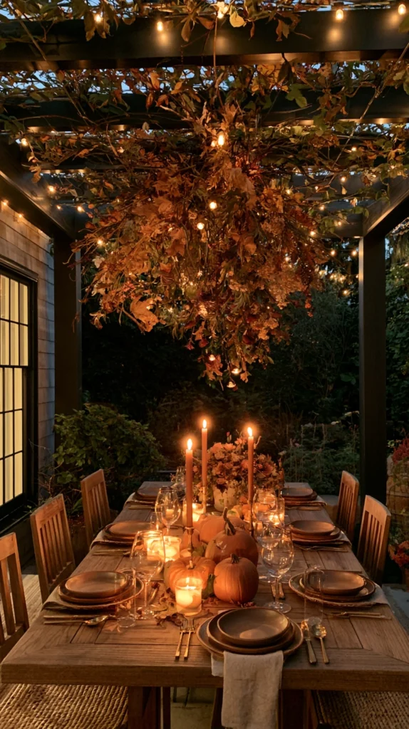14 Outdoor Fall Tablescape Ideas for Backyard Dinners 12 cf 11