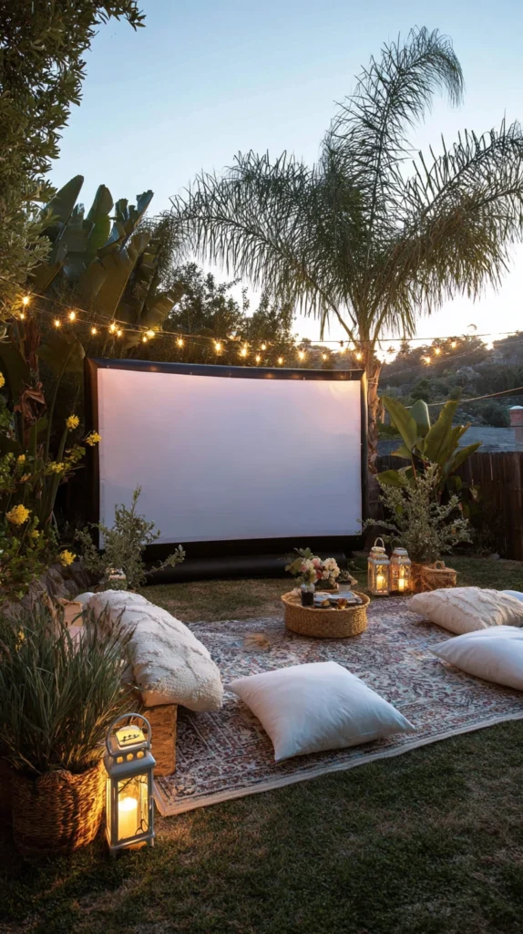 14 Genius Backyard Movie Party Ideas You Need to See 2 cv 1